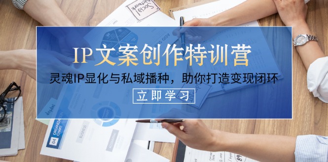 (14330期)IP文案创作特训营,灵魂IP显化与私域播种,助你打造变现闭环(14节课)-极客星球