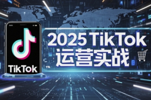 2025TikTok电商运营，掌握TikTok店铺运营核心技巧，实现低成本高转化-极客星球