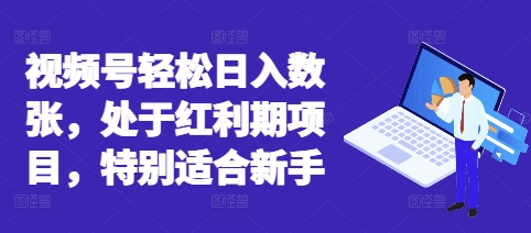 视频号轻松日入数张,处于红利期项目,特别适合新手-极客星球