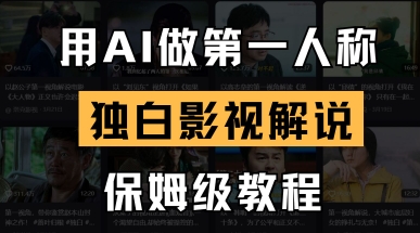 用AI做第一人称独白影视解说,手把手教学,保姆级教程-极客星球