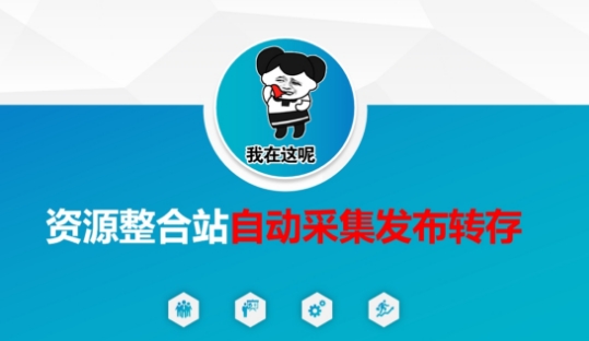 资源整合站自动采集发布转存，解放双手-极客星球