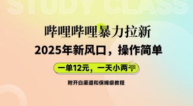 哔哩哔哩暴力拉新:2025年新风口,一单12元,一天数张(附开白渠道和保姆级教程)-极客星球